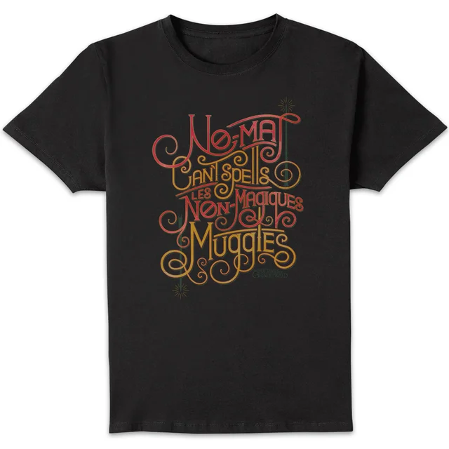 Fantastic Beasts No-Maj Men's T-Shirt - Black