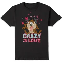 Looney Tunes Crazy In Love Taz Men's T-Shirt - Black