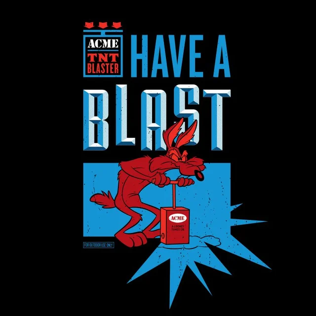 Looney Tunes ACME Have A Blast Men's T-Shirt - Black