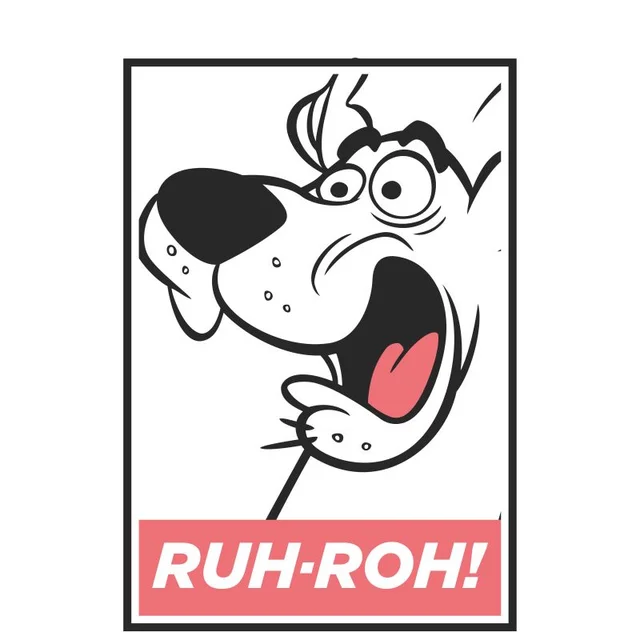 Scooby Doo Ruh-Roh! Men's T-Shirt - White