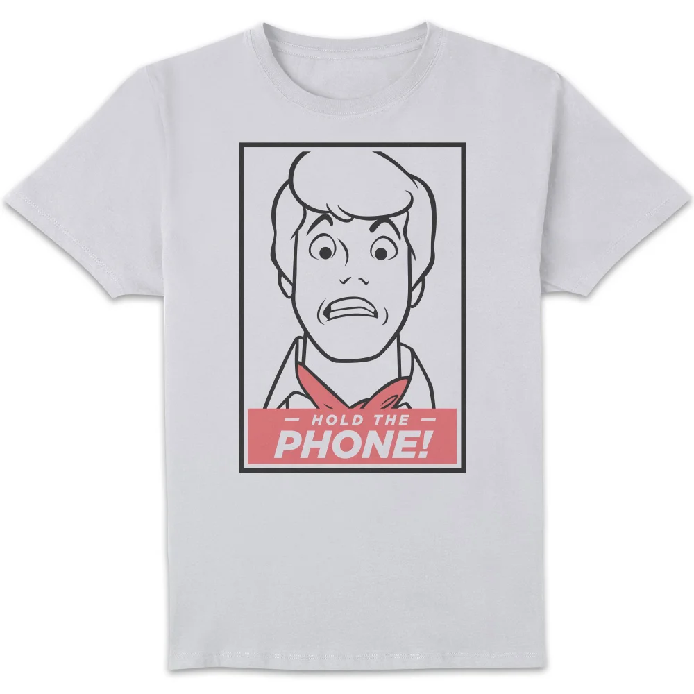 Scooby Doo Hold The Phone Men's T-Shirt - White - S Image 1