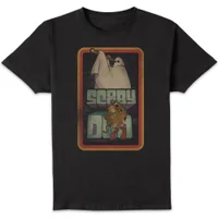 Scooby Doo Retro Ghostie Men's T-Shirt - Black