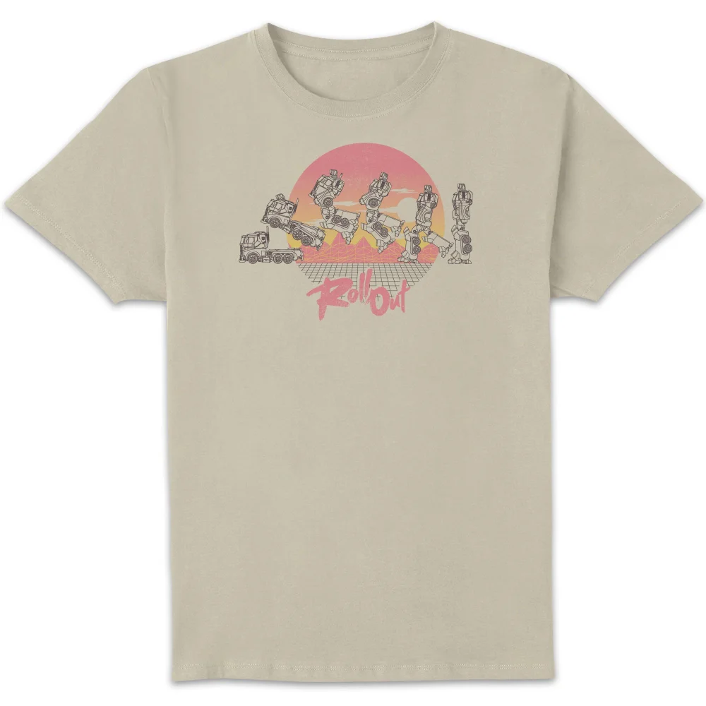 Transformers Roll Out T-Shirt - White Vintage Wash - S Image 1