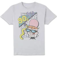 Cartoon Network Spin-Off Dexter's Laboratory 90's Kid T-Shirt - White