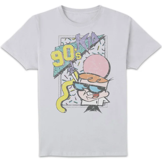 Cartoon Network Spin-Off Dexter's Laboratory 90's Kid T-Shirt - White