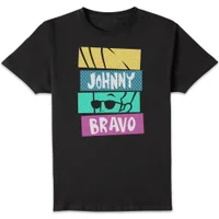 Cartoon Network Spin-Off Johnny Bravo 90's Slices T-Shirt - Black - undefined undefined