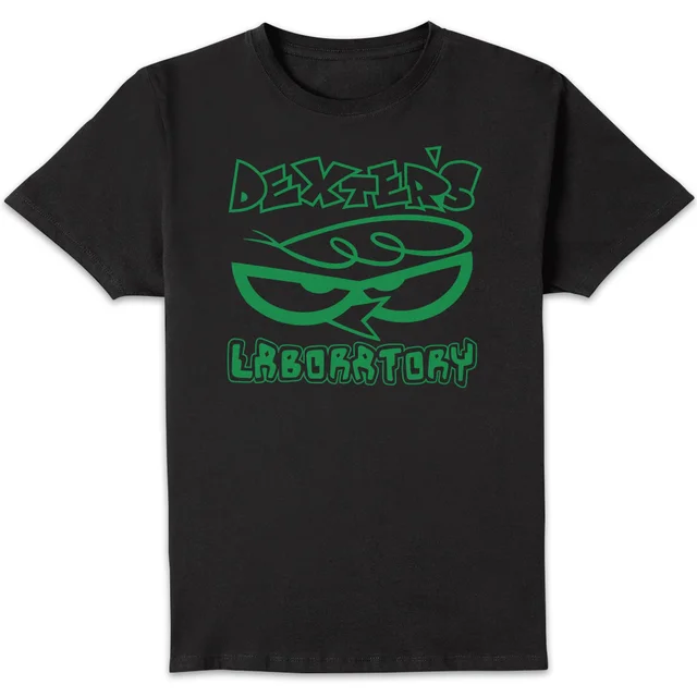 Dexters Lab Logo Men's T-Shirt - Black