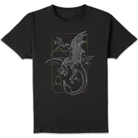 Harry Potter Hungarian Horntail Dragon Men's T-Shirt - Black - undefined undefined