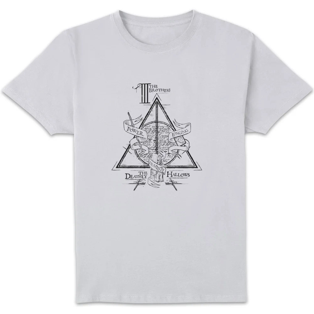 Harry Potter Three Dragons White Men's T-Shirt - White - S Image 1