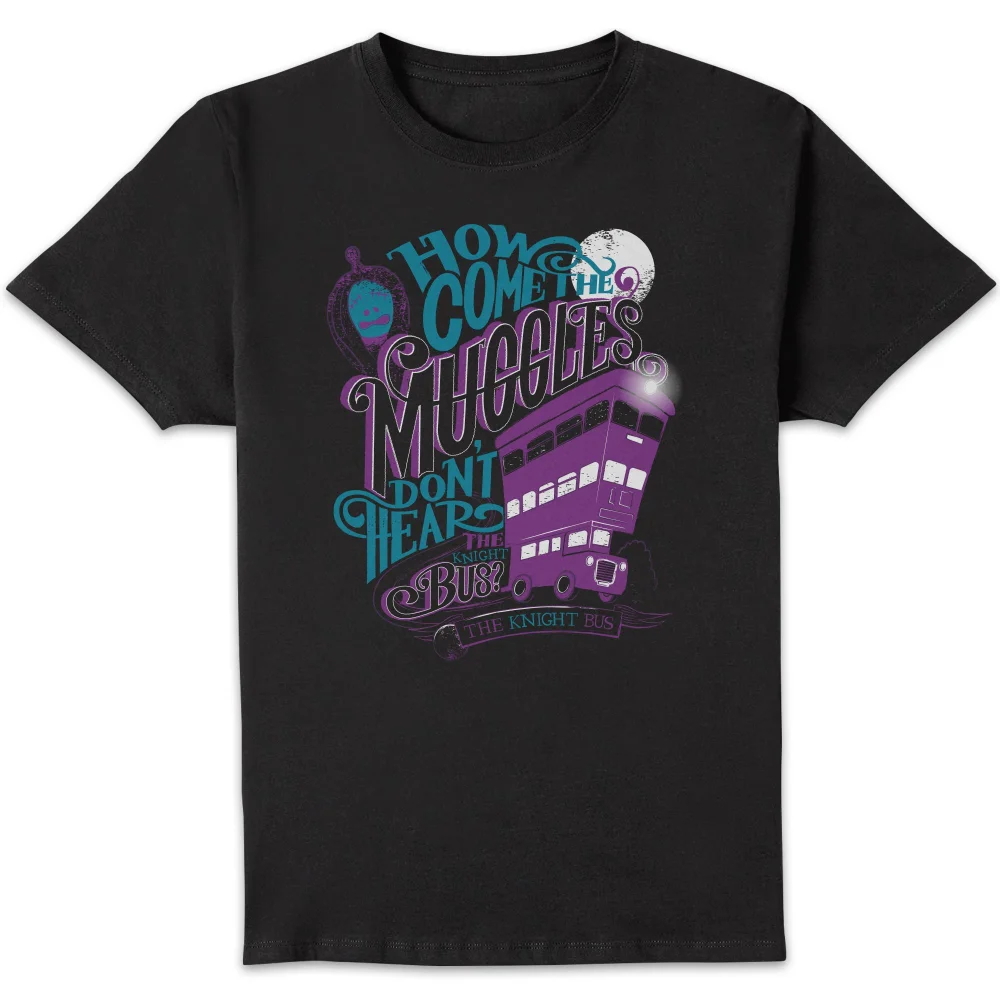Harry Potter Knight Bus Men's T-Shirt - Black - S Image 1