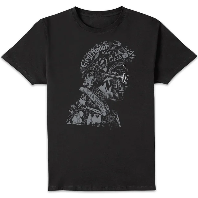 Harry Potter Harry Potter Head Men's T-Shirt - Black