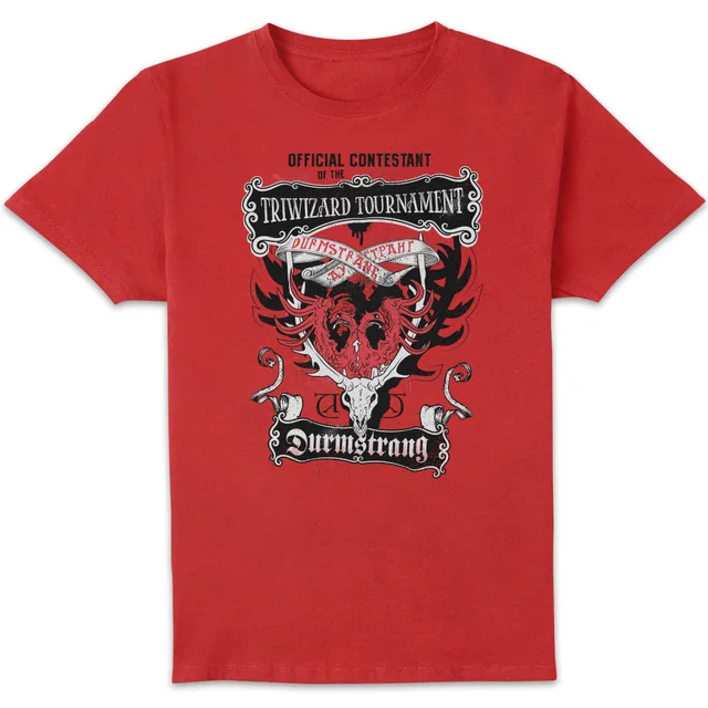 Harry Potter Triwizard Tournament Durmstrang Men's T-Shirt - Red
