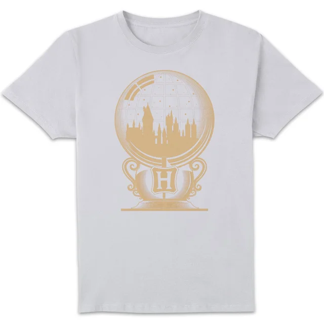 Harry Potter Hogwarts Snowglobe Men's T-Shirt - White