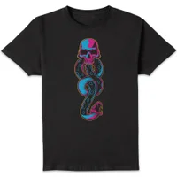 Harry Potter Dark Mark Neon Men's T-Shirt - Black