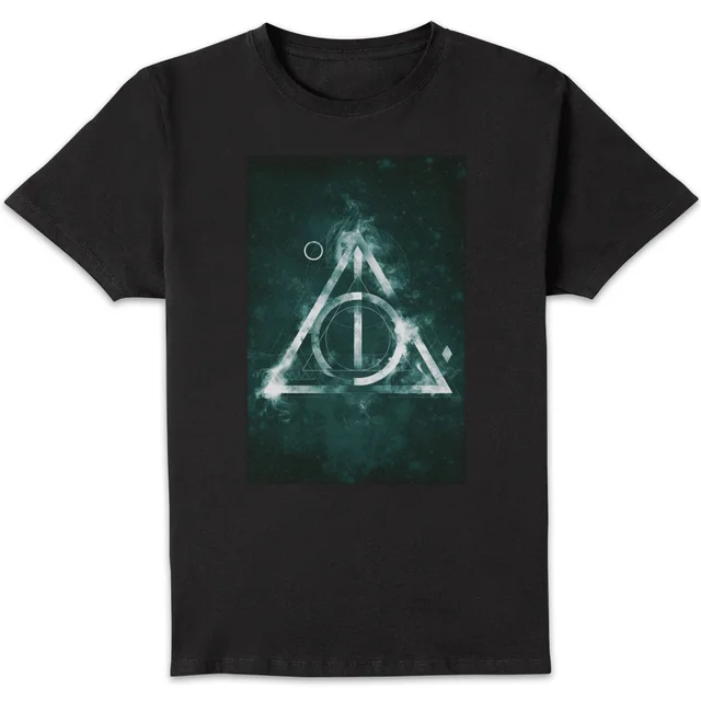 Harry Potter Hallows Painted Men's T-Shirt - Black