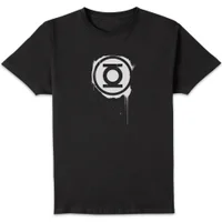 Justice League Graffiti Green Lantern Men's T-Shirt - Black