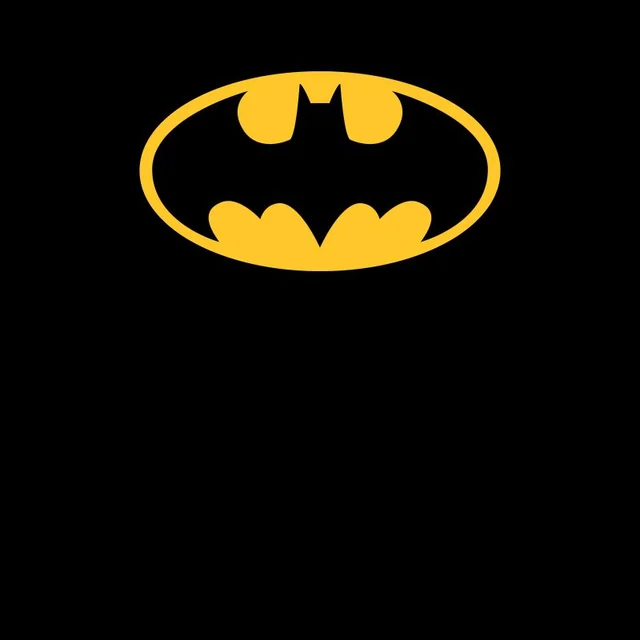 Justice League Batman Logo Men's T-Shirt - Black