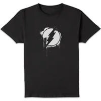 Justice League Graffiti The Flash Men's T-Shirt - Black