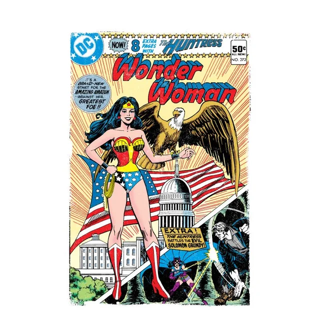 Justice League Wonder Woman Cover Men's T-Shirt - White