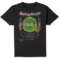 Rick and Morty Get Schwifty Retro Rental T-Shirt - Black - undefined undefined
