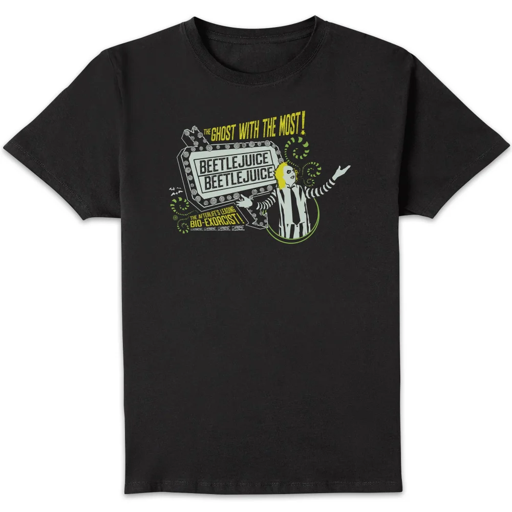 Beetlejuice The Ghost With The Most Unisex T-Shirt - Black - L - Black Image 1