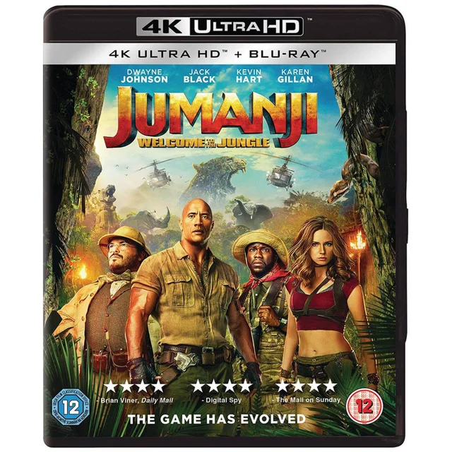 Jumanji: Welcome To The Jungle - 4K Ultra HD (Includes Blu-ray)