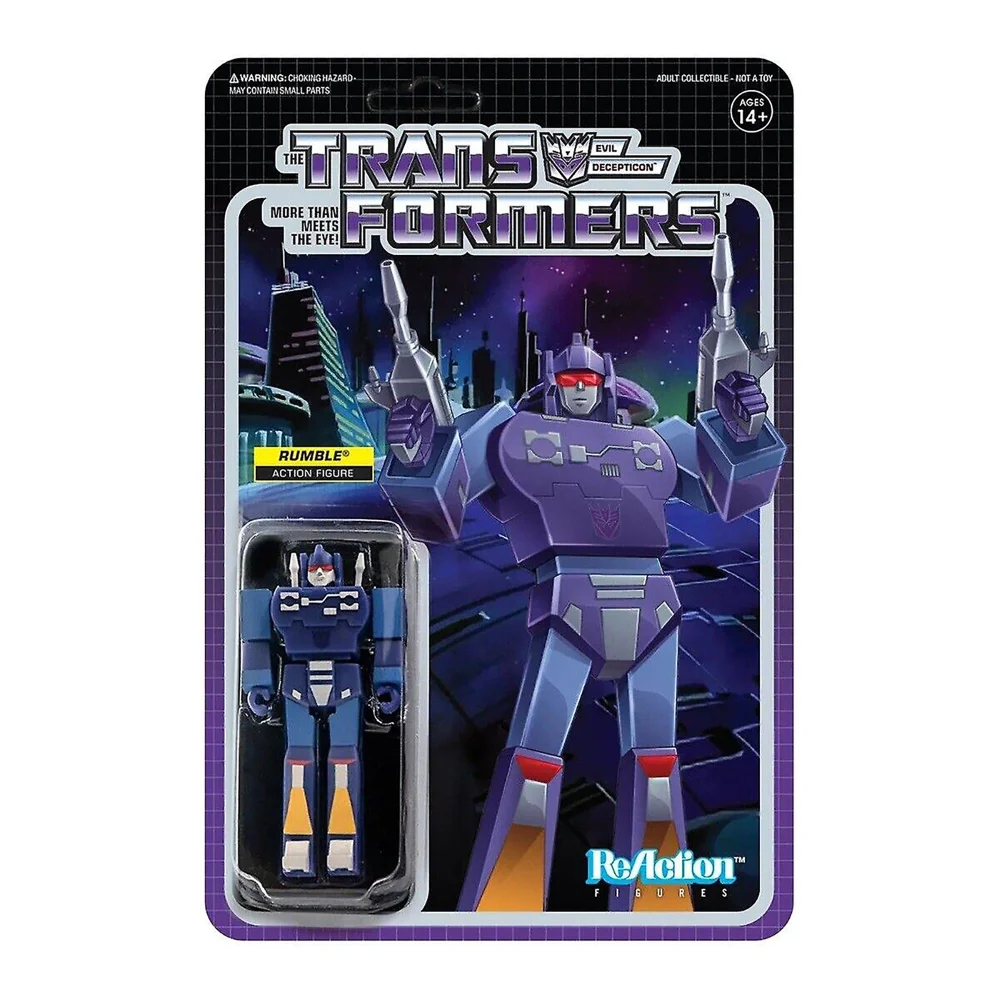 Super7 Transformers ReAction Figure - Rumble Image 1