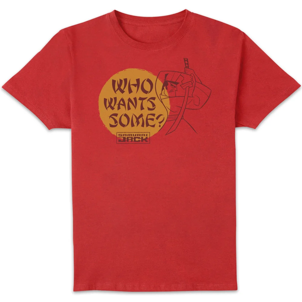 Samurai Jack Who Wants Some Men's T-Shirt - Red - S Image 1