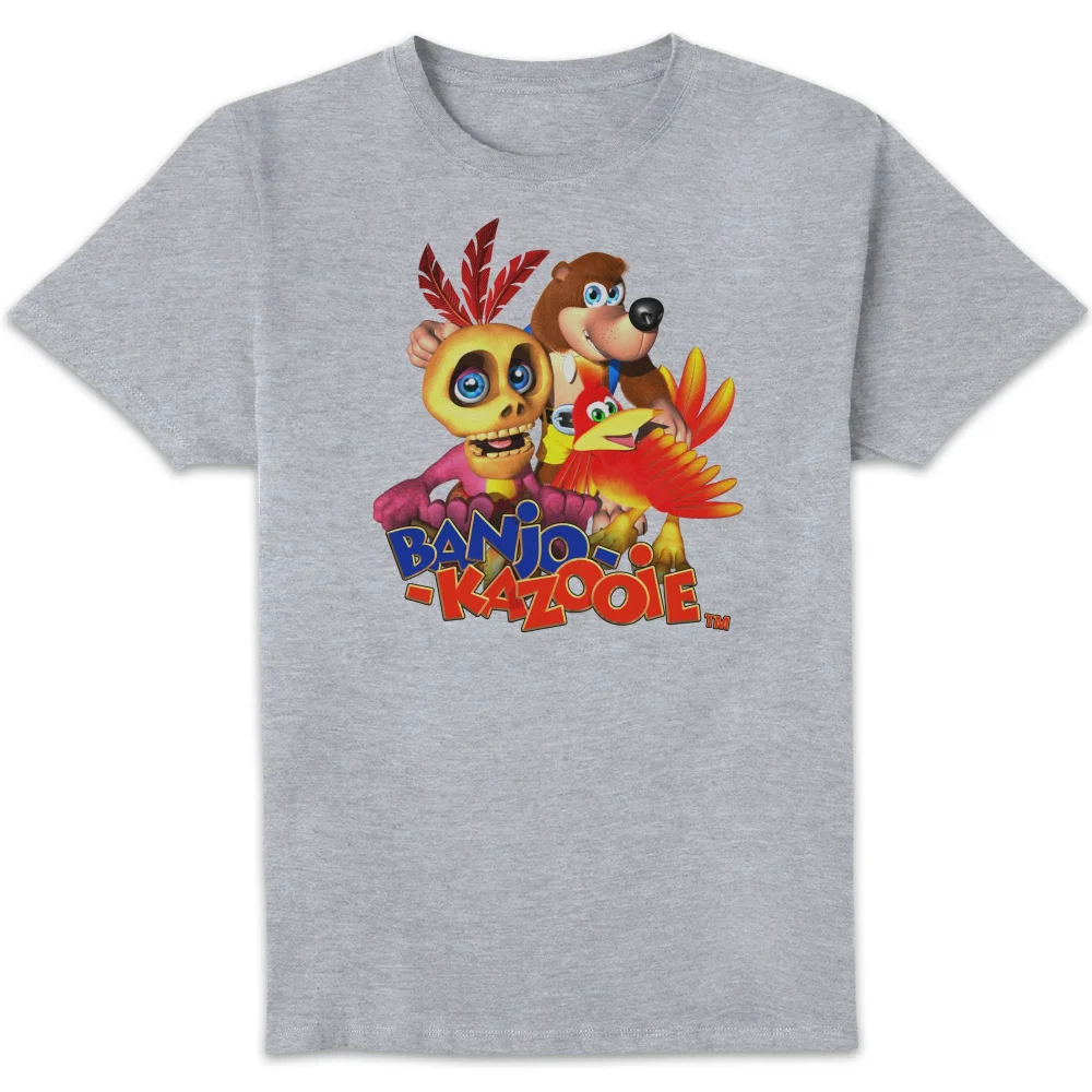 Banjo-Kazooie Group Unisex T-Shirt - Grey - S Image 1