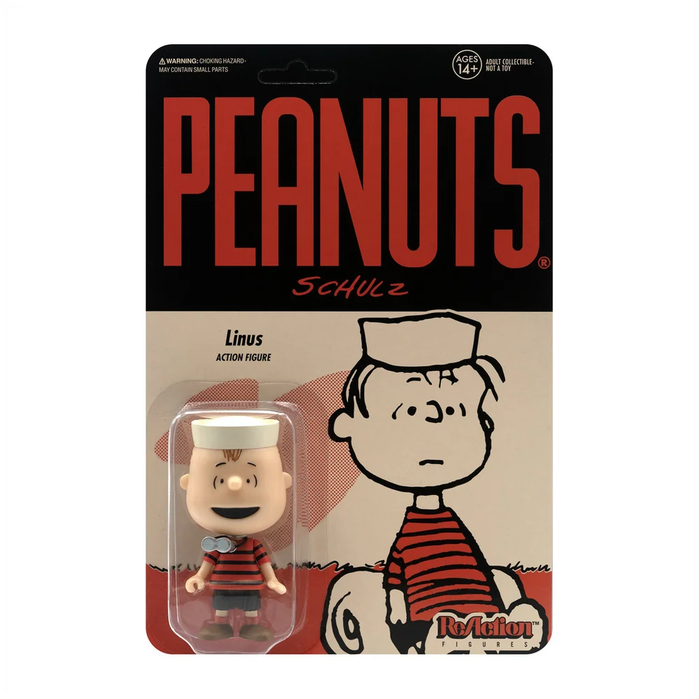 Super7 Peanuts ReAction Figure - Camp Linus Image 1