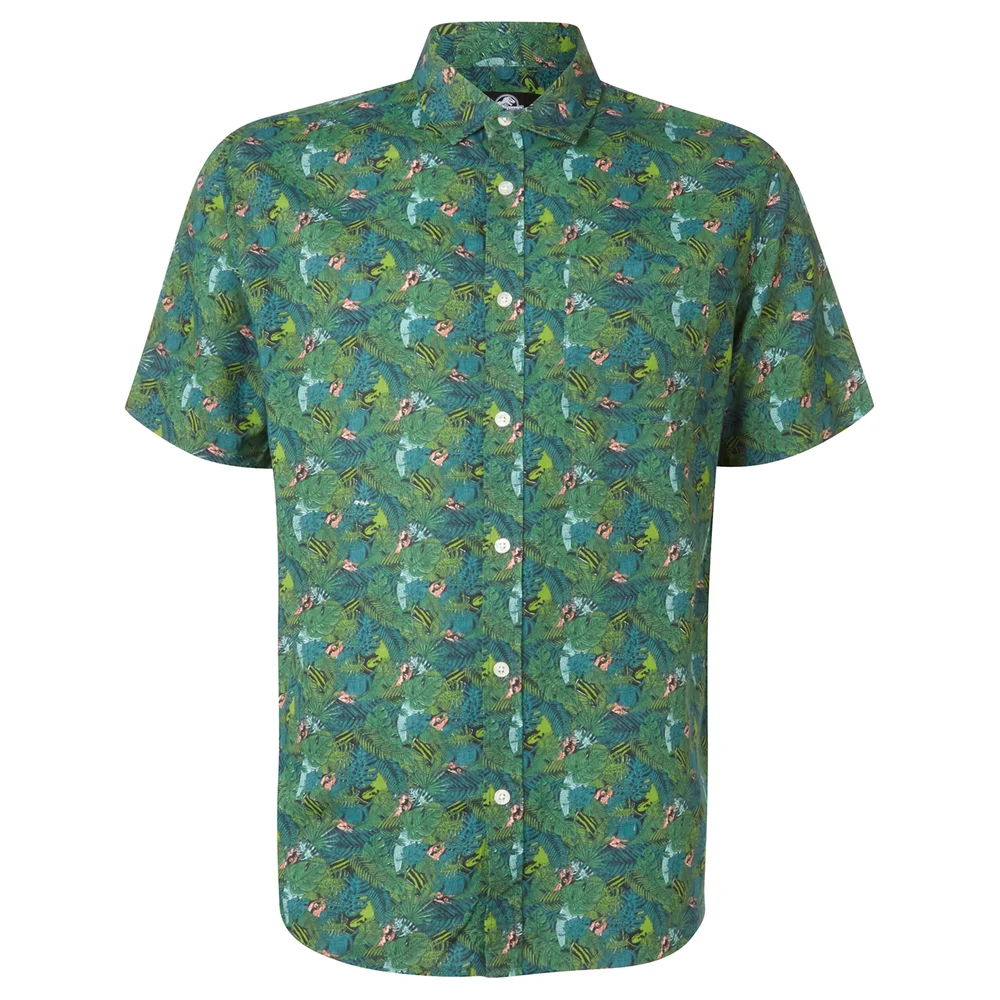 Limited Edition Jurassic Park Raptor Floral Printed Shirt - Zavvi Exclusive - S Image 1