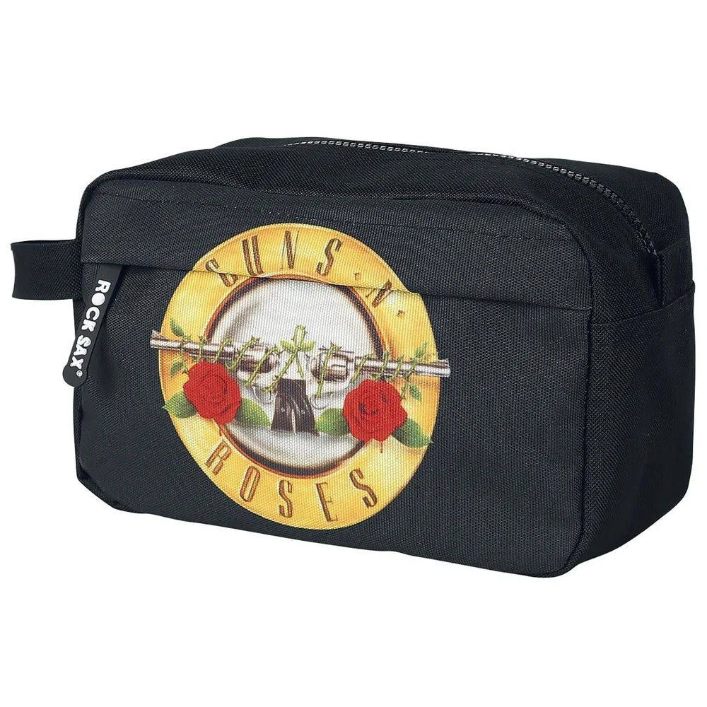 Rocksax Guns 'N' Roses Roses Logo Wash Bag Image 1