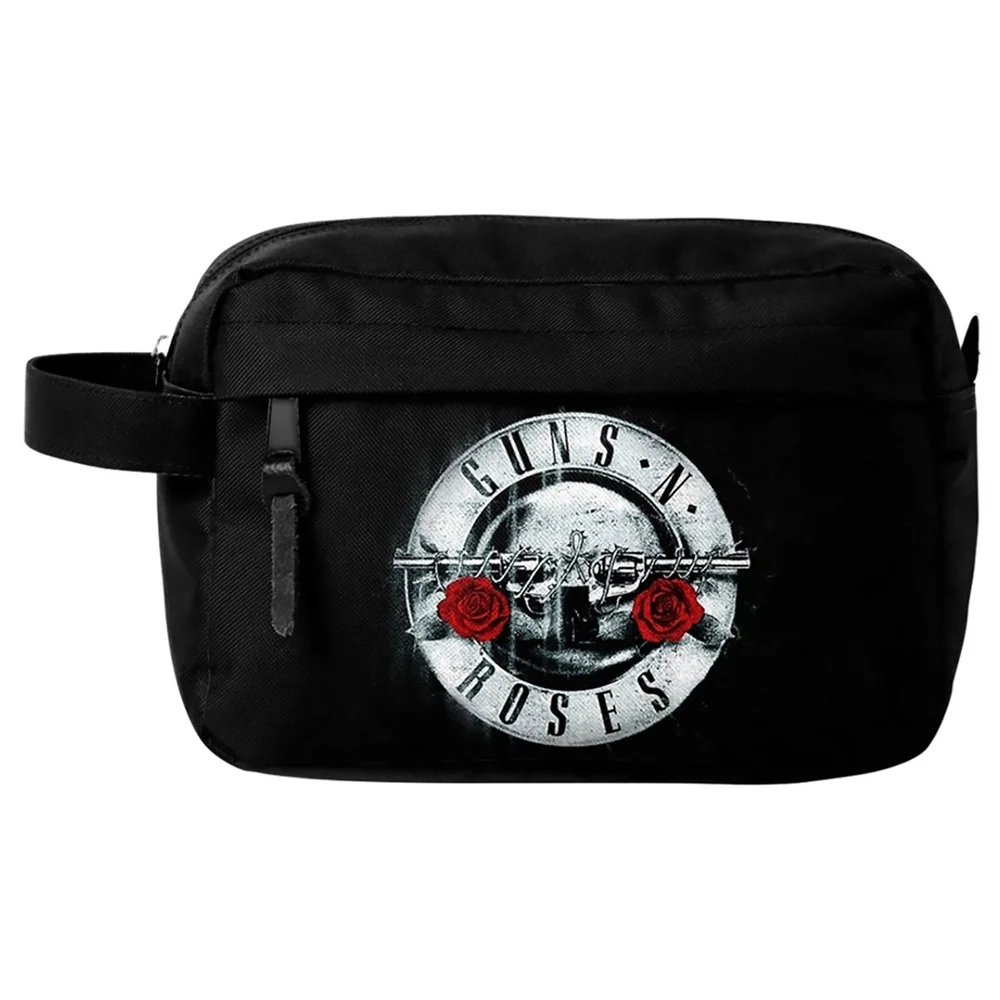 Rocksax Guns 'N' Roses Silver Bullet Wash Bag Image 1