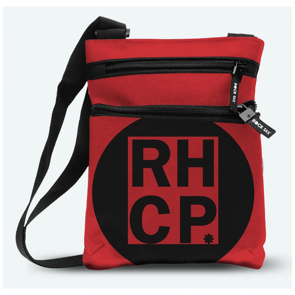 Rocksax Red Hot Chili Peppers Red Square Body Bag Image 1