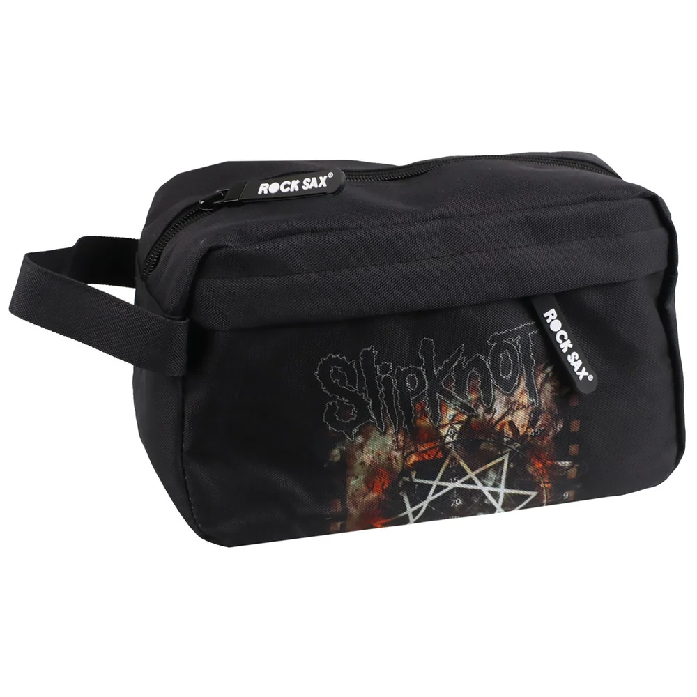 Rocksax Slipknot Pentagram Wash Bag Image 1