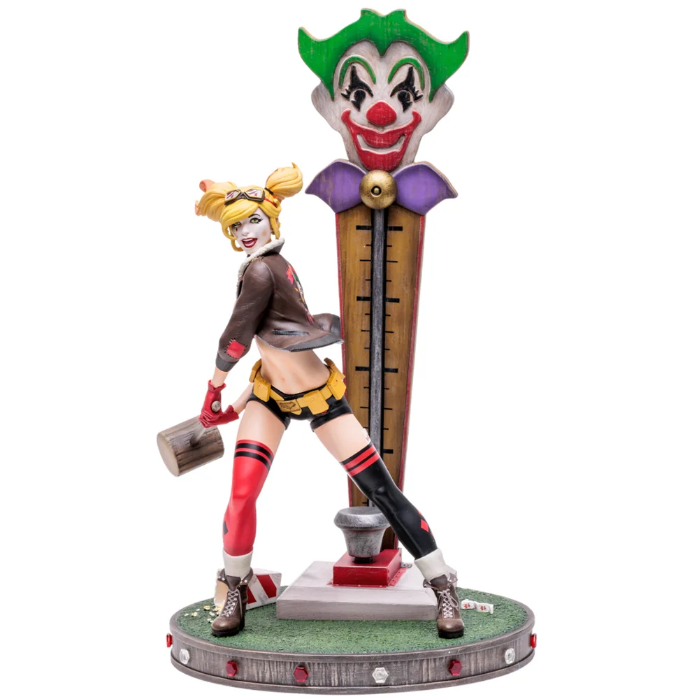 DC Bombshells Harley Quinn Deluxe Version 2 Statue Image 1