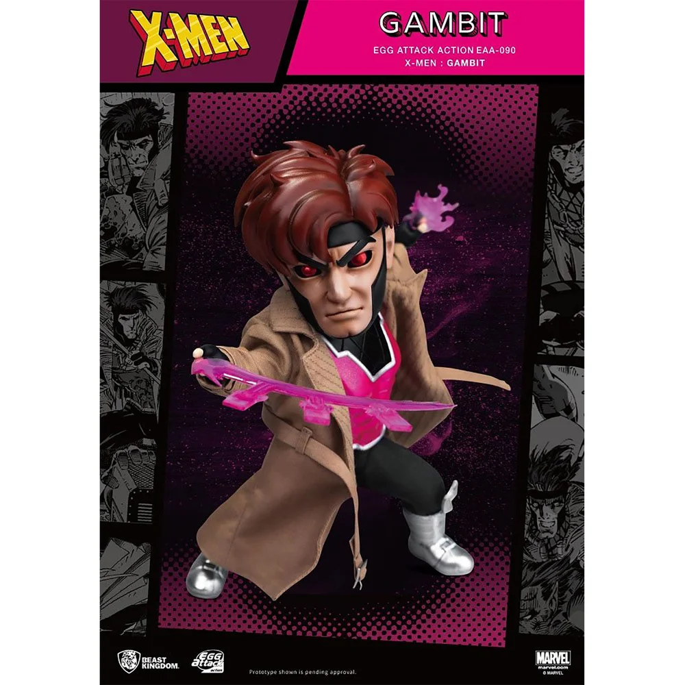 Beast Kingdom Marvel X-men Eaa-090 Gambit PX Action Figure Image 1