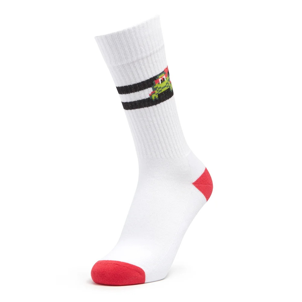 Men's TMNT Sports Socks - White - UK 4-7.5 Image 1