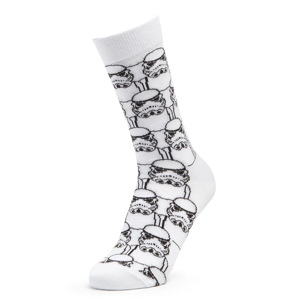 Men's Storm Trooper Repeat Socks - White - UK 4-7.5 Image 1