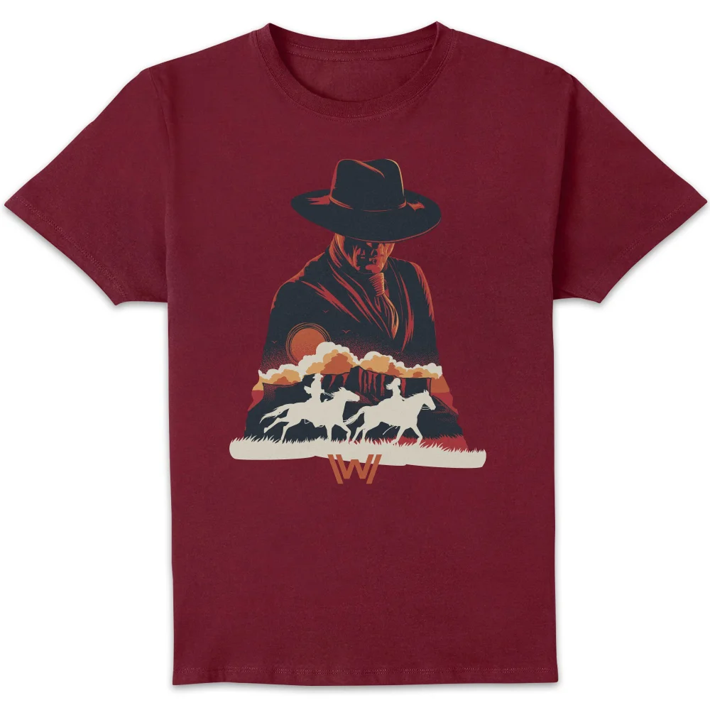 Westworld The Door Men's T-Shirt - Burgundy - S Image 1