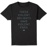 Westworld Violent Delights Men's T-Shirt - Black - undefined undefined