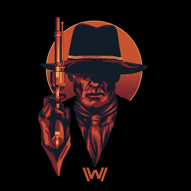 Westworld The Man In Black Men's T-Shirt - Black