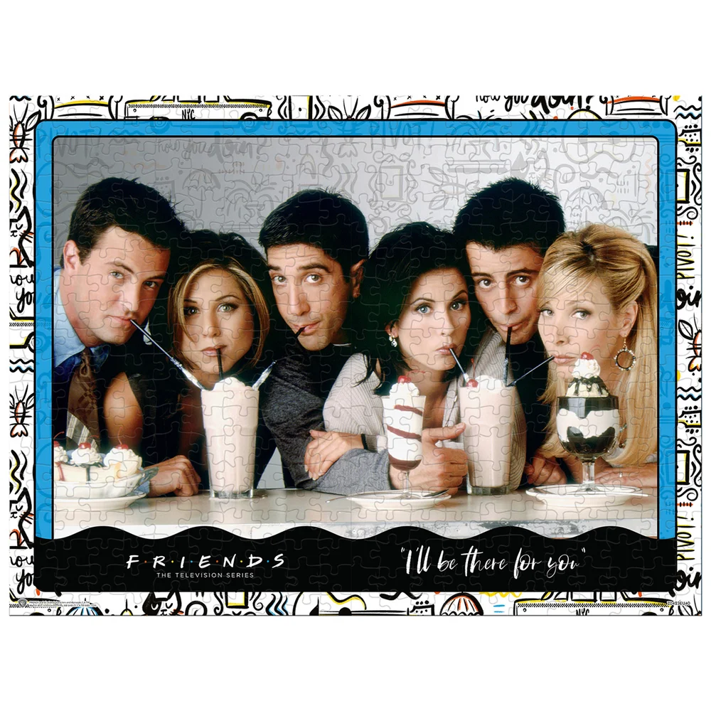 1000 Piece Jigsaw Puzzle - Friends Milkshake Edition Image 1