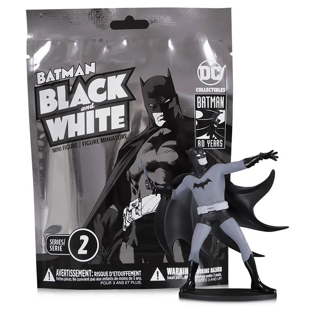 DC Collectibles DC Comics Batman Black and White Blind Bag Mini Figure - Wave 2 (Assortment) Image 1