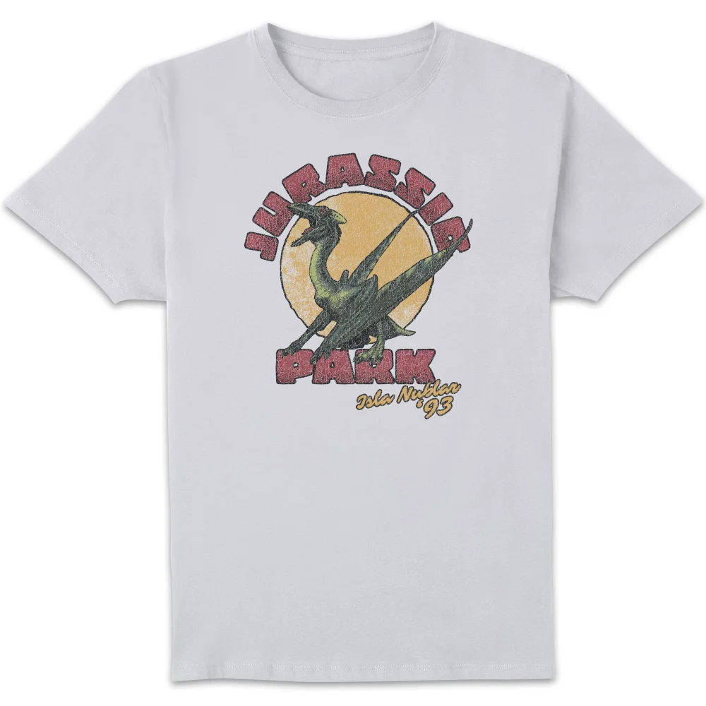 Jurassic Park Winged Threat Unisex T-Shirt - White - S Image 1