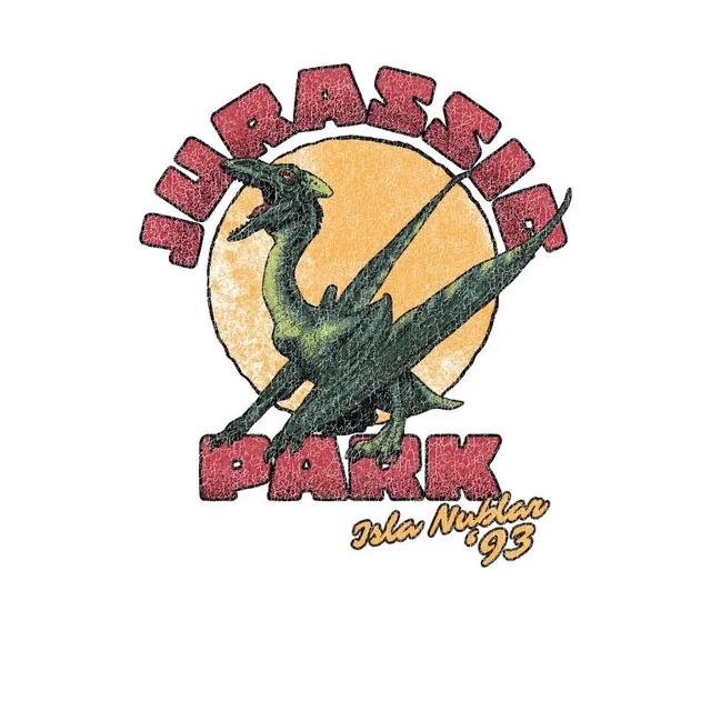 Jurassic Park Winged Threat Unisex T-Shirt - White