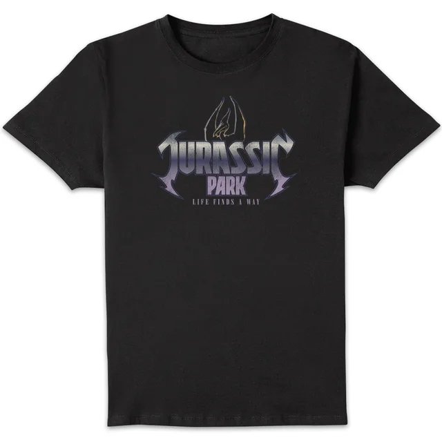 Jurassic Park Life Finds A Way Men's T-Shirt - Black