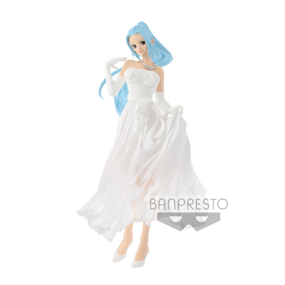 Banpresto One Piece Nefeltari Vivi White Wedding Lady Edge Statue Image 1