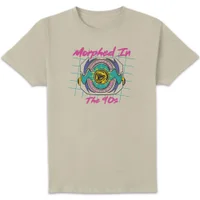 Power Rangers Morphed Into 90's Unisex T-Shirt - White Vintage Wash - undefined undefined