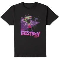 Invader Zim I'll DESTROY You Men's T-Shirt - Black - undefined undefined